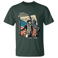 250th Anniversary 1776-2026 We The People T Shirt George Washington and Statue of Liberty History Pride