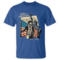 250th Anniversary 1776-2026 We The People T Shirt George Washington and Statue of Liberty History Pride