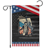 250th Anniversary 1776-2026 We The People Patriotic Garden Flag George Washington and Statue of Liberty History Pride