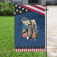 250th Anniversary 1776-2026 We The People Patriotic Garden Flag George Washington and Statue of Liberty History Pride