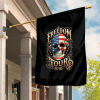 Freedom Tour 250 Years 1776-2026 American Flag Skull Garden Flag Rock Aesthetic Patriotic Semiquincentennial 250th Anniversary