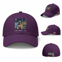 I Live Here Now Funny Doll Face Meme Baseball Lover Baseball Cap Game Day Reaction Sports Fan Gift