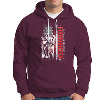 Firefighter Hoodie Firefighter Fireman American Flag Thin Red Line Firefighter - Wonder Print Shop