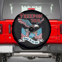 Patriotic American Eagle Spare Tire Cover 4th Of July 1776 Freedom Tour Born To Be Free