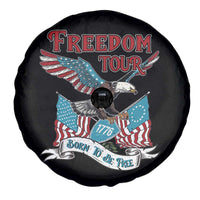 Patriotic American Eagle Spare Tire Cover 4th Of July 1776 Freedom Tour Born To Be Free