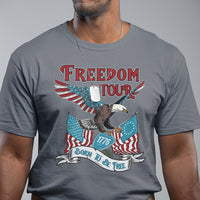 Patriotic American Eagle Shirt 4th Of July 1776 Freedom Tour Born To Be Free Eagle T-Shirt, Born Free Eagle, Independence Day, US Patiotic T Shirt - Wonder Print Shop