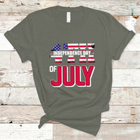 4th of July T Shirt Happy 4th Of July Independence Day American Kid Women Men - Wonder Print Shop
