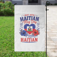 May 18th Haitian Flag Day Floral Hibiscus Garden Flag Proud To Be Haitian Heritage Pride