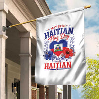 May 18th Haitian Flag Day Floral Hibiscus Garden Flag Proud To Be Haitian Heritage Pride