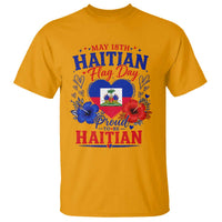 May 18th Haitian Flag Day Floral Hibiscus T Shirt Proud To Be Haitian Heritage Pride