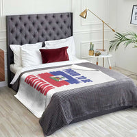 Proud To Be Haitian Throw Blanket Haiti Flag Heritage Pride
