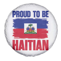 Proud To Be Haitian Spare Tire Cover Haiti Flag Heritage Pride
