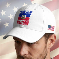 Proud To Be Haitian Baseball Cap Haiti Flag Heritage Pride