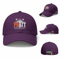 Pratt for Mayor of Los Angeles Retro Skyline Graphic Baseball Cap Support Local Leadership LA City California Pride