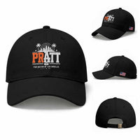 Pratt for Mayor of Los Angeles Retro Skyline Graphic Baseball Cap Support Local Leadership LA City California Pride