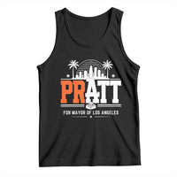 Pratt for Mayor of Los Angeles Retro Skyline Graphic Tank Top Support Local Leadership LA City California Pride
