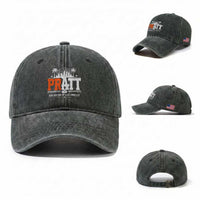 Pratt for Mayor of Los Angeles Retro Skyline Graphic Washed Cotton Baseball Cap Support Local Leadership LA City California Pride
