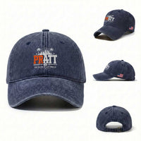 Pratt for Mayor of Los Angeles Retro Skyline Graphic Washed Cotton Baseball Cap Support Local Leadership LA City California Pride
