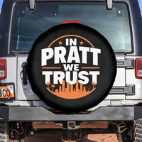 In Pratt We Trust Los Angeles Skyline Graphic Spare Tire Cover Patriotic LA City California Pride Local Leadership