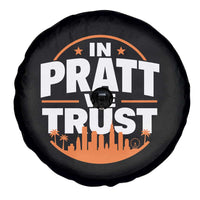 In Pratt We Trust Los Angeles Skyline Graphic Spare Tire Cover Patriotic LA City California Pride Local Leadership