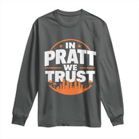 In Pratt We Trust Los Angeles Skyline Graphic Long Sleeve Shirt Patriotic LA City California Pride Local Leadership