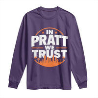 In Pratt We Trust Los Angeles Skyline Graphic Long Sleeve Shirt Patriotic LA City California Pride Local Leadership