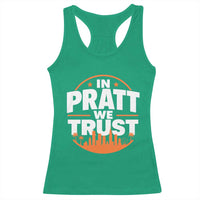 In Pratt We Trust Los Angeles Skyline Graphic Racerback Tank Top Patriotic LA City California Pride Local Leadership