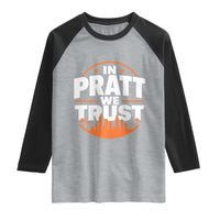In Pratt We Trust Los Angeles Skyline Graphic Raglan Shirt Patriotic LA City California Pride Local Leadership