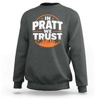 In Pratt We Trust Los Angeles Skyline Graphic Sweatshirt Patriotic LA City California Pride Local Leadership