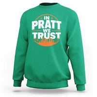 In Pratt We Trust Los Angeles Skyline Graphic Sweatshirt Patriotic LA City California Pride Local Leadership