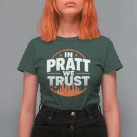 In Pratt We Trust Los Angeles Skyline Graphic T Shirt For Women Patriotic LA City California Pride Local Leadership