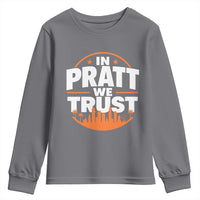 In Pratt We Trust Los Angeles Skyline Graphic Youth Sweatshirt Patriotic LA City California Pride Local Leadership