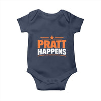 Pratt Happens Los Angeles 2026 Baby Onesie Funny Political Patriotic LA City California Pride Leadership