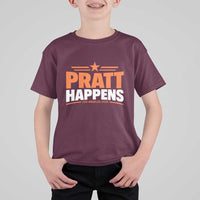 Pratt Happens Los Angeles 2026 T Shirt For Kid Funny Political Patriotic LA City California Pride Leadership