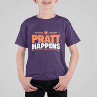 Pratt Happens Los Angeles 2026 T Shirt For Kid Funny Political Patriotic LA City California Pride Leadership