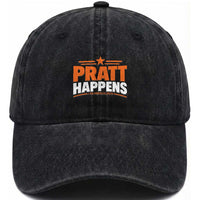 Pratt Happens Los Angeles 2026 Washed Cotton Baseball Cap Funny Political Patriotic LA City California Pride Leadership