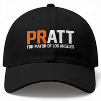Pratt for Mayor Los Angeles Baseball Cap LA City Caliornia Pride Political Campaign Supporter