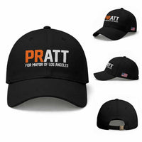 Pratt for Mayor Los Angeles Baseball Cap LA City Caliornia Pride Political Campaign Supporter