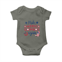 Retro Western Cowboys Baby Onesie Make America A Cowboy Again Country Lifestyle Rodeo
