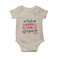 Retro Western Cowboys Baby Onesie Make America A Cowboy Again Country Lifestyle Rodeo