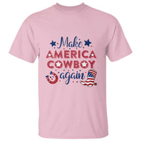 Retro Western Rodeo T Shirt Make America A Cowboy Again Country Lifestyle
