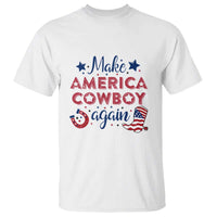 Retro Western Rodeo T Shirt Make America A Cowboy Again Country Lifestyle