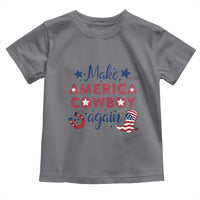 Retro Western Cowboys Toddler T Shirt Make America A Cowboy Again Country Lifestyle Rodeo
