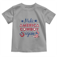 Retro Western Cowboys Toddler T Shirt Make America A Cowboy Again Country Lifestyle Rodeo