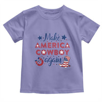 Retro Western Cowboys Toddler T Shirt Make America A Cowboy Again Country Lifestyle Rodeo