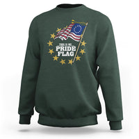 Betsy Ross Flag Sweatshirt This Is My Pride Flag American Patriotic - Wonder Print Shop