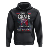 Funny 4th of July Gamer Hoodie I Paused My Game To Celebrate Video Game Lover - Wonder Print Shop