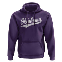 Vintage Oklahoma Throwback Distressed Hoodie Retro Classic OK State Pride - Wonder Print Shop