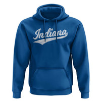 Vintage Indiana Retro Throwback Distressed Hoodie Retro Classic IN State Pride - Wonder Print Shop