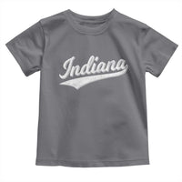 Vintage Indiana Retro Throwback Distressed Toddler T Shirt Retro Classic IN State Pride - Wonder Print Shop